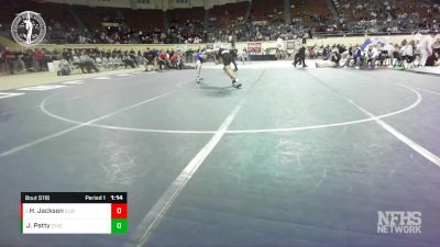 5A-113 lbs Semifinal - Hunter Jackson, ELGIN vs Jarrett Patty, CHICKASHA