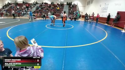 285 lbs Cons. Round 5 - Roland Burton, Wyoming Indian vs Wyatt Panther, Natrona County