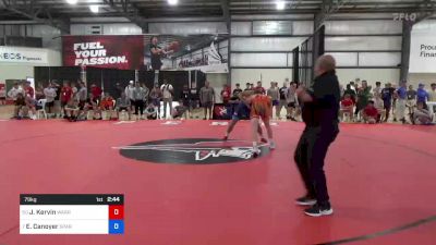 79 kg Consi Of 16 #2 - Jonathan Kervin, Warrior Regional Training Center vs Evan Canoyer, Spartan Combat RTC