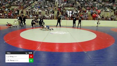 79 lbs Consi Of 8 #1 - Jaxon King, East Jackson Takedown Club vs Ryan Perez, Georgia