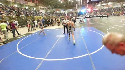 120 lbs Round Of 32 - Braydden Crum, Steel City Reloaded vs Marshal Wickstrom, Dolores Middle School