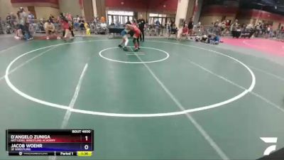 110 lbs Round 4 - D`Angelo Zuniga, NXT Level Wrestling Academy vs Jacob Woehr, 3F Wrestling