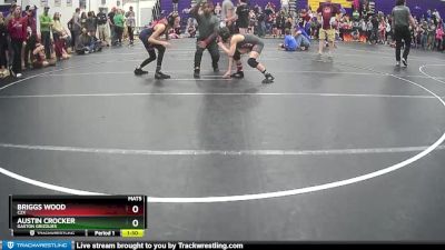 80 lbs Quarterfinal - Briggs Wood, C2X vs Austin Crocker, Gaston Grizzlies