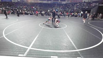 78 lbs Final - Sawyer Blue, Paola Wrestling Club vs Hunter Coleman, Southern Slammers