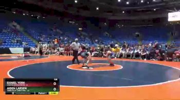 106 lbs Quarterfinals (8 Team) - Daniel York, Colfax (Ridgeview) vs Aiden Larsen, Yorkville Christian