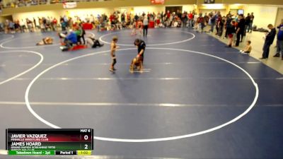 78 lbs Champ. Round 2 - Javier Vazquez, Pinnacle Wrestling Club vs James Hoard, Grand Rapids Screaming Yetis Wrestling Club