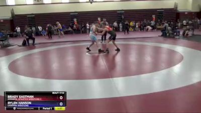 12U-3 lbs Round 2 - Brady Eastman, Immortal Athletics Wrestling C vs Rylen Hanson, Caveman Wrestling