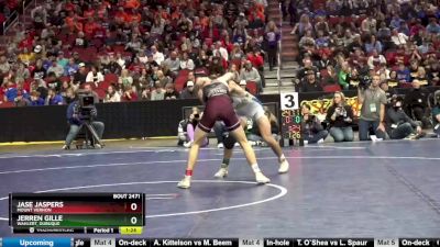 2A-126 lbs Semifinal - Jerren Gille, Wahlert, Dubuque vs Jase Jaspers, Mount Vernon