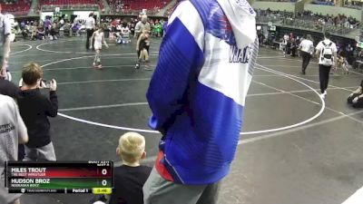 55 lbs Cons. Semi - Hudson Broz, Nebraska Boyz vs Miles Trout, The Best Wrestler