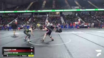 125 lbs Cons. Semi - Maverick Weyer, Bobcat vs McKinzie Cobb, Neodesha