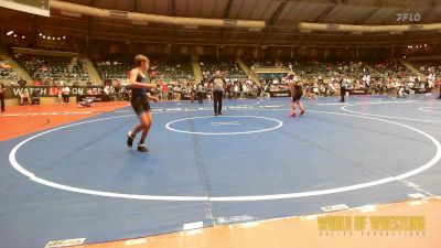 89 lbs Consi Of 32 #2 - Karson Wuebker, Sebolt Wrestling Academy vs Jayden Beard, Tulsa Blue T Panthers