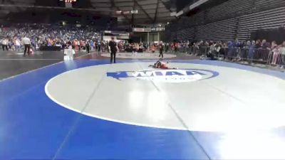 77 lbs Quarterfinal - Bradyn Wilson-Jordan, Mat Demon Wrestling Club vs Nico Gussoni, NWWC