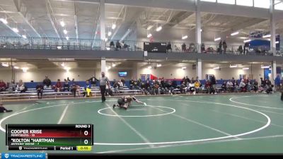 70 lbs Round 3 (8 Team) - Cooper Krise, Perrysburg vs *Kolton *Hartman, Anthony Wayne