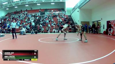 150 lbs Round 2 - Jaxon Joy, Wadsworth vs Niko Giatis, Highland (Medina)