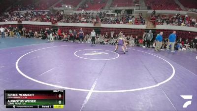 175 lbs 2nd Wrestleback And Semi-finals(16 Team) - Augustus Weiser, Comal Pieper vs Brock McKnight, Lucas Lovejoy