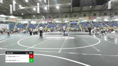 130 lbs Final - Charlotte Ellerman, Weld Central Middle School vs Malia Bornhoft, Severance Middle School