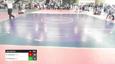 57 lbs Rr Rnd 2 - Nicholas Woodall, Doughboy vs Matteo Bodrog, Pride Wrestling