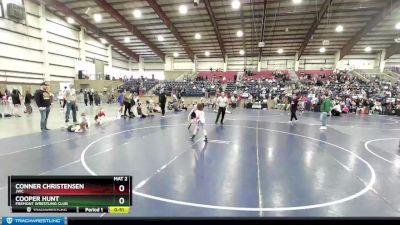 58 lbs Cons. Round 4 - Cooper Hunt, Fremont Wrestling Club vs Conner Christensen, JWC