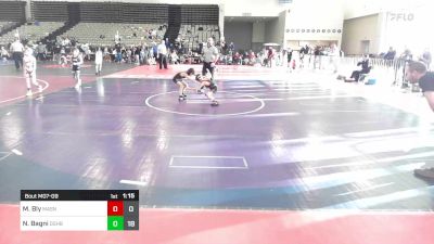 61 lbs Semifinal - Matthew Bly, Mat Assassins vs Nicolas Bagni, Doughboy