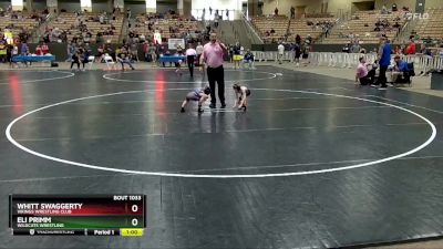 40 lbs Semifinal - Whitt Swaggerty, Vikings Wrestling Club vs Eli Primm, Wildcats Wrestling