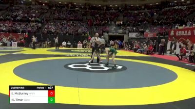 D1-106 lbs Quarterfinal - Ethan Timar, St. Edward vs Emeric McBurney, Mass. Perry