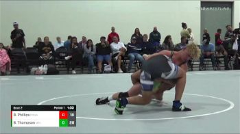 195 lbs Quarterfinals (8 Team) - Bryce Phillips, POWA vs Brayden Thompson, Minion Legends