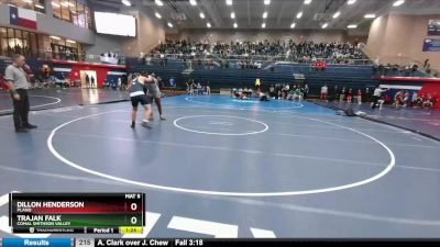 215 lbs Round 4 - Trajan Falk, Comal Smithson Valley vs Dillon Henderson, Plano