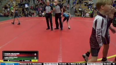 80 lbs Quarterfinal - Liam Rouleau, Chippewa Elite vs Tyson Meagher, PINnacle Wrestling