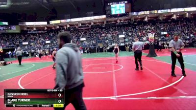 95 lbs Semifinal - Bryson Noel, NBHA vs Blake Turner, BKV1