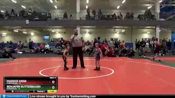45 lbs Round 2 (4 Team) - Maddox Krise, Perrysburg vs Benjamin Butterbaugh, Barberton