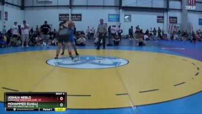 215 lbs Round 3 (3 Team) - Joshua Neblo, DARKHORSE WRESTLING CLUB vs Mohammed Elhajj, RED LION WRESTLING CLUB