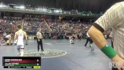 3A 113 lbs Quarterfinal - Aiden Rodriguez, Dudley vs Caleb Haynes, North Gaston