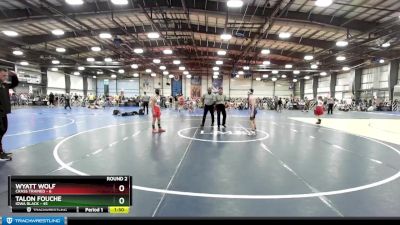 96 lbs Rd# 5- 3:45pm Friday Final Pool - Talon Fouche, Iowa Black vs Wyatt Wolf, Crass Trained