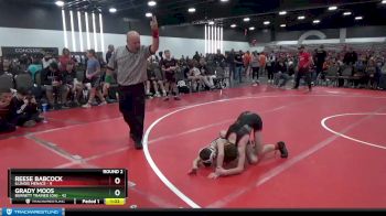 65 lbs Round 2 (8 Team) - Grady Moos, Burnett Trained (OH) vs Reese Babcock, Illinois Menace