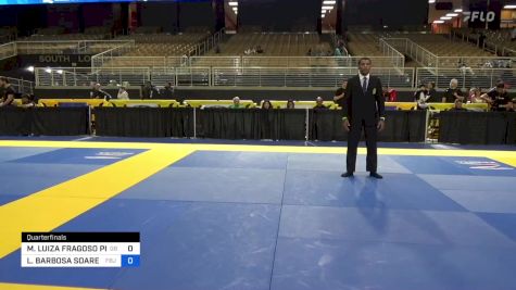 MARIA LUIZA FRAGOSO PINTO LOREIR vs LUANDRA BARBOSA SOARES 2024 Pan Jiu Jitsu IBJJF Championship
