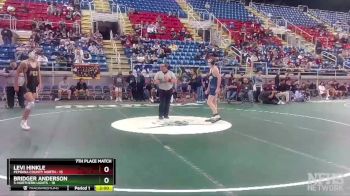 132 lbs Finals (8 Team) - Levi Hinkle, Pembina County North vs Bridger Anderson, 5-Northern Lights