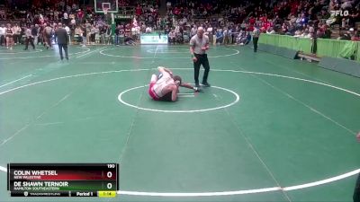 190 lbs Quarterfinal - De Shawn Ternoir, Hamilton Southeastern vs Colin Whetsel, New Palestine