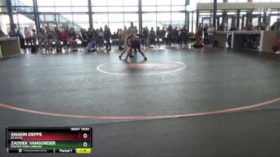 125 lbs Cons. Round 1 - Anakin Deppe, DC Elite vs Zaddek VanGorder, Center Point Urbana