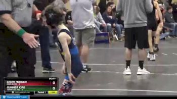 45 lbs Finals (2 Team) - Crew Mohler, Iowa Black vs Gunner Kirk, Tennessee Red
