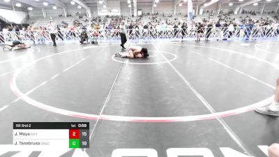 160 lbs Rr Rnd 2 - Juan Moya, Grit Mat Club Red vs Jake Tenebruso, OBWC Goblins