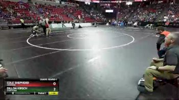 D3-145 lbs Champ. Round 1 - Dillon Kirsch, Stratford vs Cole Shepherd, Crandon