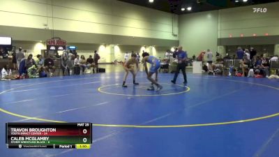 138 lbs Round 4 (10 Team) - Travon Broughton, Youth Impact Center vs Caleb Mcglamry, Storm Wrestling Black