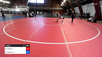 113A lbs Semifinal - Nikos Filipos, X-caliber Athletics. Wyoming Seminary vs Carmine Caiazza, Italy