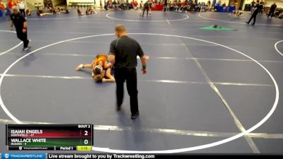 102 lbs Round 1 (6 Team) - Wallace White, Rogers vs Isaiah Engels, Northfield