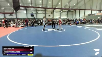 126 lbs Champ. Round 1 - Ben Dunlap, AK vs Kingston Meadors, OR