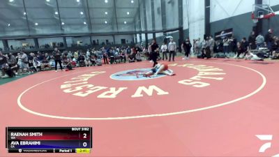 125 lbs Quarterfinal - Raenah Smith, WA vs Ava Ebrahimi, CA