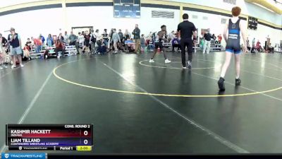 102 lbs Cons. Round 2 - Kashmir Hackett, Indiana vs Liam Tilland, Contenders Wrestling Academy