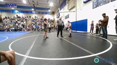 76-84 lbs Consi Of 4 - Troy Rinehart, Gentry Youth Wrestling vs Nevaeh Davis, Black Fox Wrestling Club