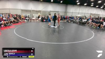 195 lbs Round 2 (6 Team) - Lincoln Lemar, North Dakota Blue vs Luke Penola, Indiana