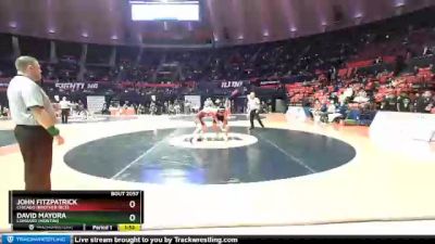 2A 152 lbs Champ. Round 1 - David Mayora, Lombard (Montini) vs John Fitzpatrick, Chicago (Brother Rice)
